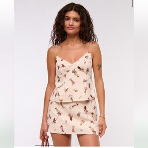 Abercrombie Cami & Skort Set